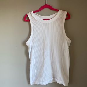 White athleta tank